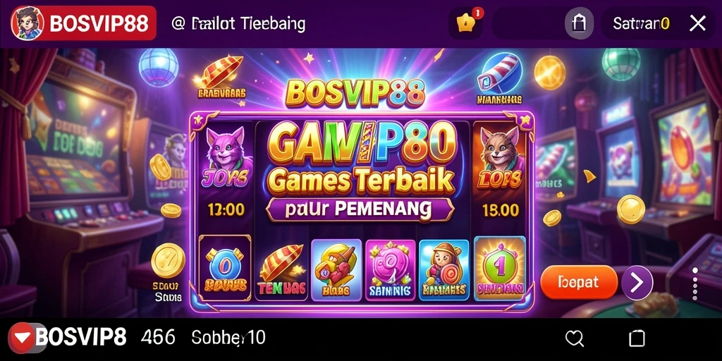 Gameplay menakjubkan di BOSVIP88 dengan variasi slot yang kaya.