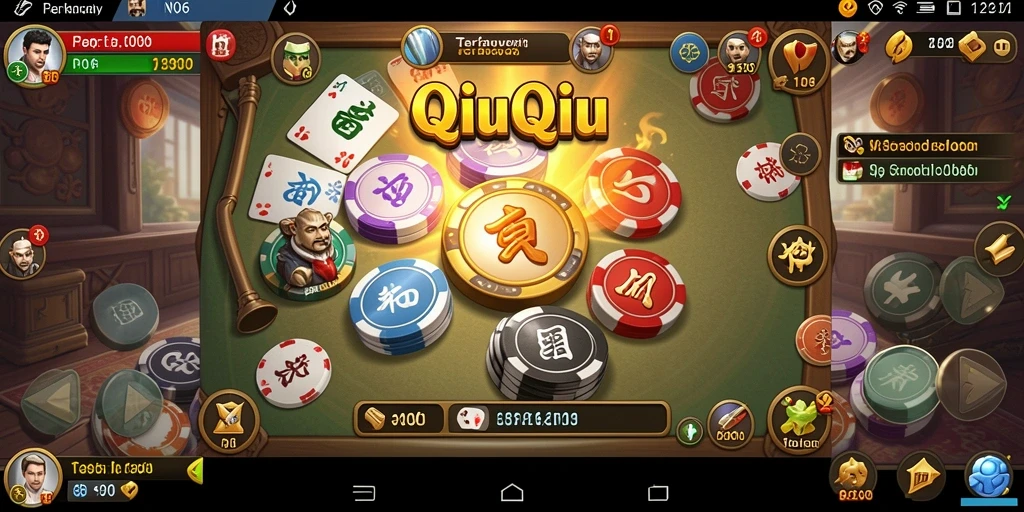 Screenshot gameplay N06 yang menegangkan dalam aksi QiuQiu.