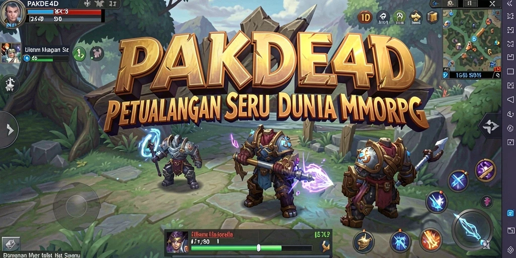 Screenshot dari gameplay PAKDE4D menunjukkan aksi pertarungan yang menegangkan.