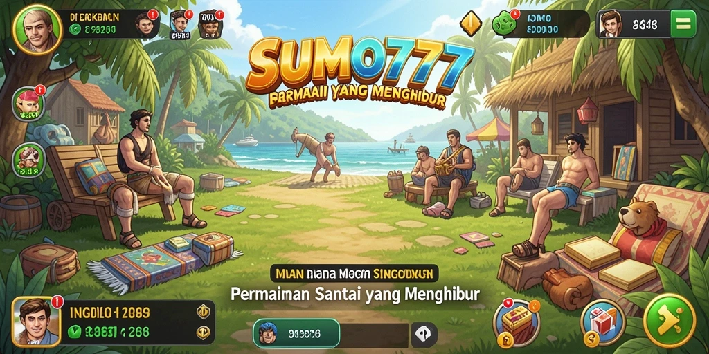 Tangkapan layar menunjukkan gameplay menyenangkan dari SUMO777.
